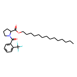 L-Proline, N-(2-trifluoromethylbenzoyl)-, tetradecyl ester