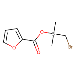 2-Furoic acid, bromomethyldimethylsilyl ester