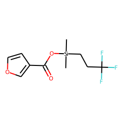 3-Furoic acid, dimethyl(3,3,3-trifluoropropyl)silyl ester