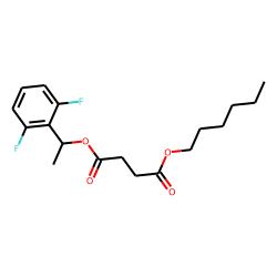 Succinic acid, 1-(2,6-difluorophenyl)ethyl hexyl ester