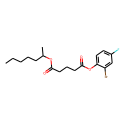 Glutaric acid, hept-2-yl 2-bromo-4-fluorophenyl ester