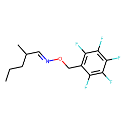 2-Methylpentanal, PFBO # 1