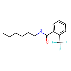 Benzamide, 2-(trifluoromethyl)-N-hexyl-