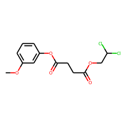Succinic acid, 2,2-dichloroethyl 3-methoxyphenyl ester
