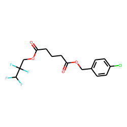 Glutaric acid, 2,2,3,3-tetrafluoropropyl 4-chlorobenzyl ester