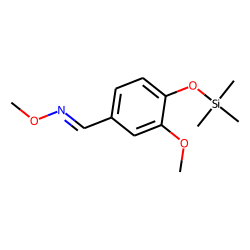 Benzaldehyde, 3-methoxy-4-[(trimethylsilyl)oxy]-, O-methyloxime