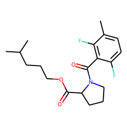 L-Proline, N-(2,6-difluoro-3-methylbenzoyl)-, isohexyl ester