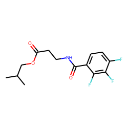 «beta»-Alanine, N-(2,3,4-trifluorobenzoyl)-, isobutyl ester
