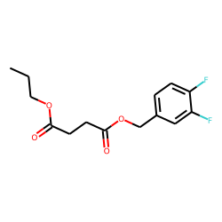 Succinic acid, 3,4-difluorobenzyl propyl ester