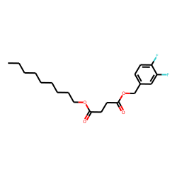 Succinic acid, 3,4-difluorobenzyl nonyl ester