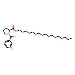 L-Proline, N-(3-fluorobenzoyl)-, heptadecyl ester