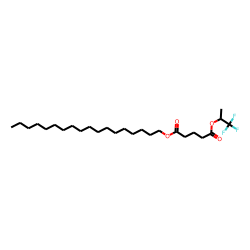 Glutaric acid, 1,1,1-trifluoroprop-2-yl octadecyl ester