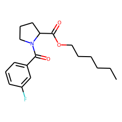 L-Proline, N-(3-fluorobenzoyl)-, hexyl ester