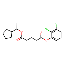 Glutaric acid, 1-cyclopentylethyl 2,3-dichlorophenyl ester