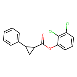 Cyclopropanecarboxylic acid, trans-2-phenyl-, 2,3-dichlorophenyl ester