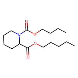 Pipecolic acid, N-butoxycarbonyl-, pentyl ester