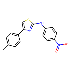 4-Nitro-N-(4-p-tolyl-thiazol-2-yl)-benzeneamine