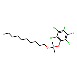 Silane, dimethyl(pentachlorophenoxy)decyloxy-
