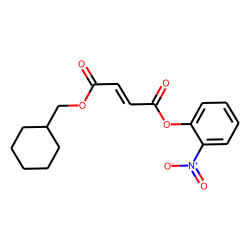 Fumaric acid, 2-nitrophenyl cyclohexylmethyl ester