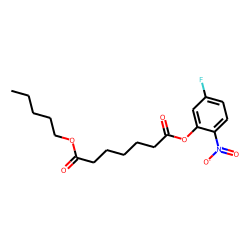 Pimelic acid, 2-nitro-5-fluorophenyl pentyl ester