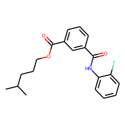 Isophthalic acid, monoamide, N-(2-fluorophenyl)-, isohexyl ester