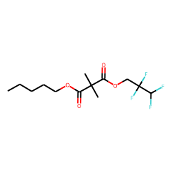 Dimethylmalonic acid, pentyl 2,2,3,3-tetrafluoropropyl ester
