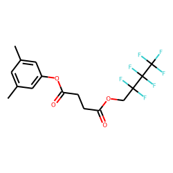 Succinic acid, 3,5-dimethylphenyl 2,2,3,3,4,4,4-heptafluorobutyl ester
