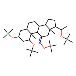 5«xi»-Pregnan-11-one, 1«xi»,3«xi»,20«xi»-trihydroxy, TMSO-TMS