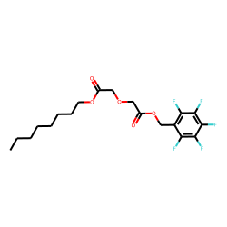 Diglycolic acid, octyl pentafluorobenzyl ester