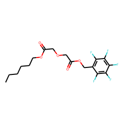 Diglycolic acid, hexyl pentafluorobenzyl ester