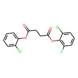 Succinic acid, 2-chloro-6-fluorophenyl 2-chlorophenyl ester