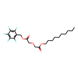 Diglycolic acid, decyl pentafluorobenzyl ester