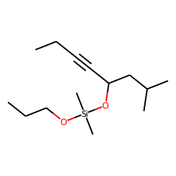 Silane, dimethyl(2-methyloct-5-yn-4-yloxy)propoxy-
