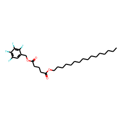 Glutaric acid, hexadecyl 2,3,4,5-tetrafluorobenzyl ester