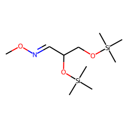 Propanal, 2,3-bis[(trimethylsilyl)oxy]-, O-methyloxime, (S)-