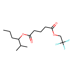 Glutaric acid, 2,2,2-triluoroethyl 2-methylhex-3-yl ester