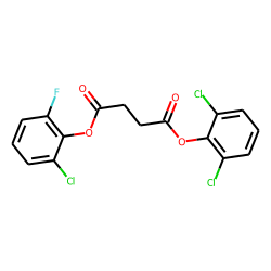 Succinic acid, 2-chloro-6-fluorophenyl 2,6-dichlorophenyl ester