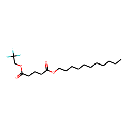 Glutaric acid, 2,2,2-triluoroethyl undecyl ester