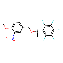 (4-Methoxy-3-nitrophenyl)methanol, dimethylpentafluorophenylsilyl ether