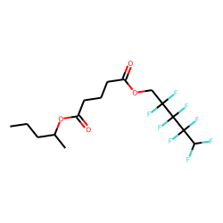 Glutaric acid, 2,2,3,3,4,4,5,5-octafluoropentyl 2-pentyl ester