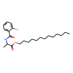 D-Alanine, N-(2-chlorobenzoyl)-, tridecyl ester