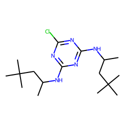 6-Chloro-N,N'-(1,3,3-trimethylbutyl)-[1,3,5]triazine-2,4-diamine