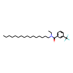 Benzamide, 3-trifluoromethyl-N-ethyl-N-hexadecyl-