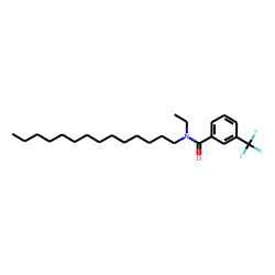 Benzamide, 3-trifluoromethyl-N-ethyl-N-tetradecyl-