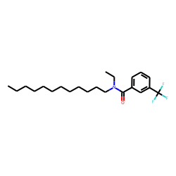 Benzamide, 3-trifluoromethyl-N-ethyl-N-dodecyl-