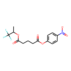 Glutaric acid, 1,1,1-trifluoroprop-2-yl 4-nitrophenyl ester