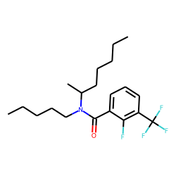 Benzamide, 2-fluoro-3-trifluoromethyl-N-pentyl-N-hept-2-yl-