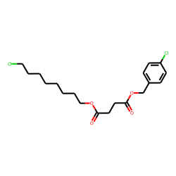 Succinic acid, 8-chlorooctyl 4-chlorobenzyl ester