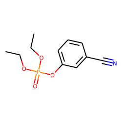Diethyl 3-cyano-phenyl phosphate
