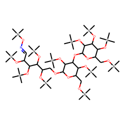 3'-Glucosyl-isomaltose: aD-Glcp(1->3)-aDGlcp(1->6)-DGlc, oxime-TMS, isomer # 1
